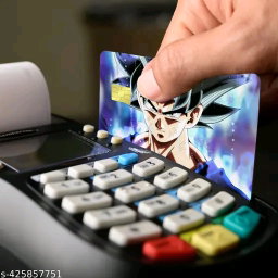 Anime Skin for Debit Card/ATM Card/Credit Card (Anime - Pack of 5) Full Rectangle Chip)
