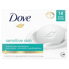 Pain surgras dove pour peaux sensibles: