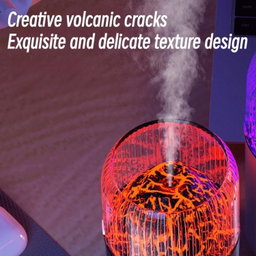 USB Air Humidifier Household Colorful Ambient Lights Large Fog Volume Car Misting Humidifier(White)
