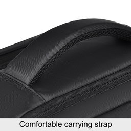WEIXIER B724 Business Large Capacity Double-Shoulder Commuter Computer Bag Expandable Travel Backpack(Black)