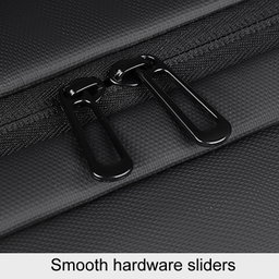 WEIXIER B724 Business Large Capacity Double-Shoulder Commuter Computer Bag Expandable Travel Backpack(Black)