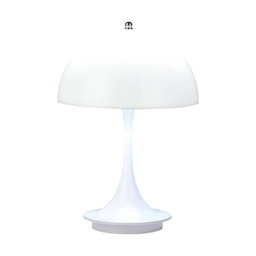 USB Charging Mushroom Desk Lamp Touch Eye Protection Bedroom Bedside Lamp White