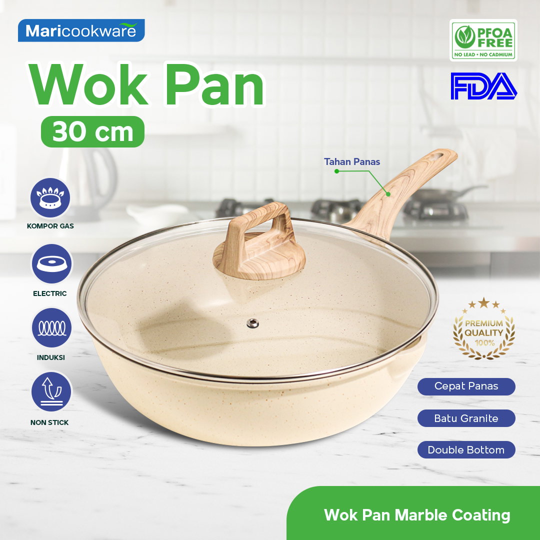GRANITE SET 7 PCS, WOKPAN, FRYPAN, SAUCEPAN,SOUP PAN_0