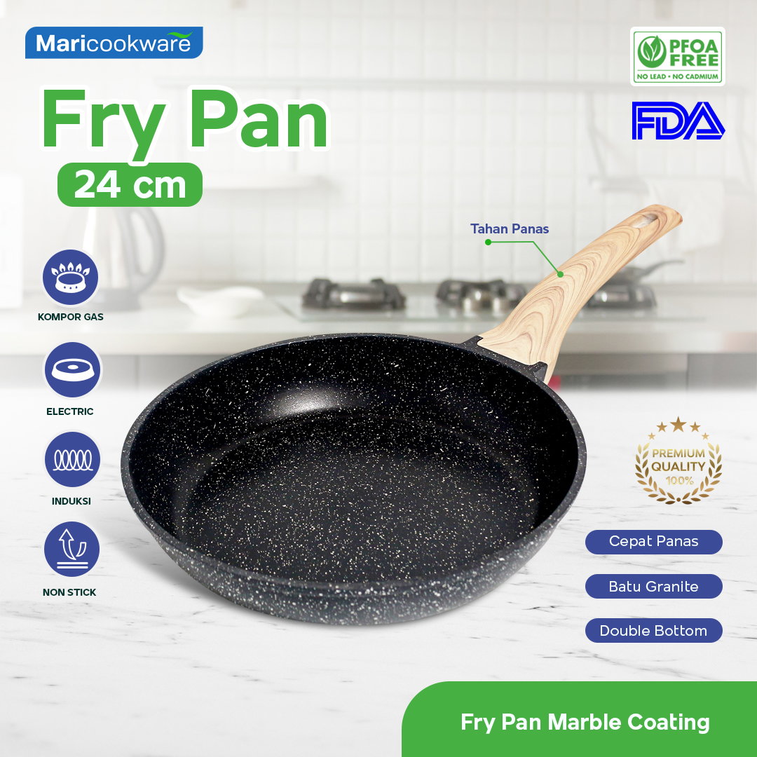 GRANITE SET 7 PCS, WOKPAN, FRYPAN, SAUCEPAN,SOUP PAN_7