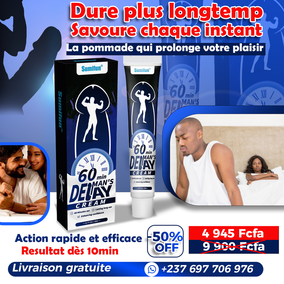Gel retardant pour homme