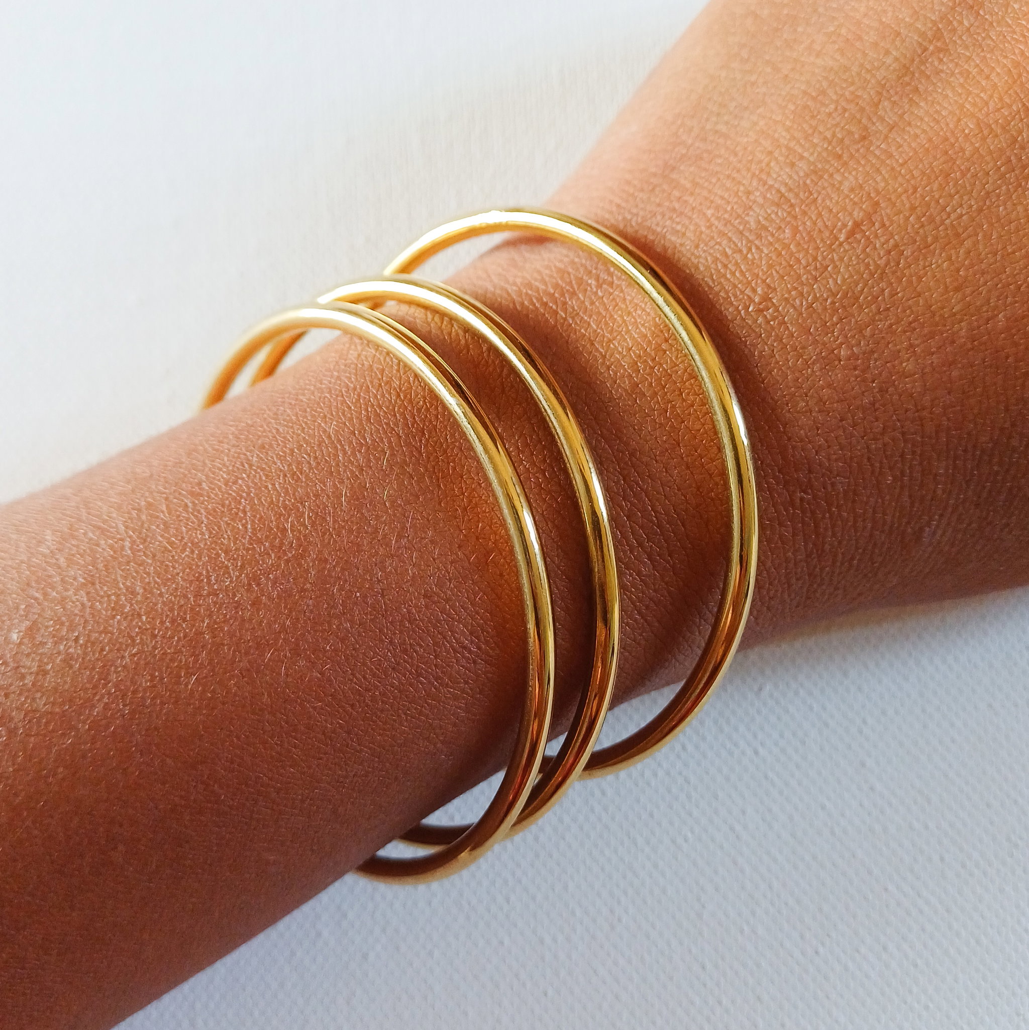 Gold/ Silver Bangles (Set of 3 Bangles)_0