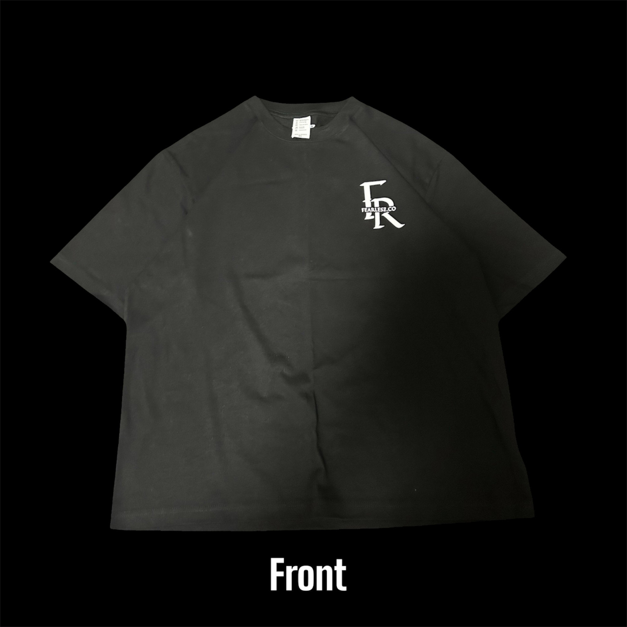 Oversized black tee _0