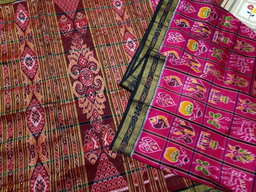 Sambalpuri Original Khandua Mulbery Pata Saree  Multy Color NABAKOTHI 
