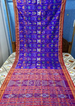 Sambalpuri Original Khandua Mulbery Pata Saree  Multy Color NABAKOTHI 