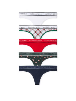 5-Pack Mixed Thong Panties