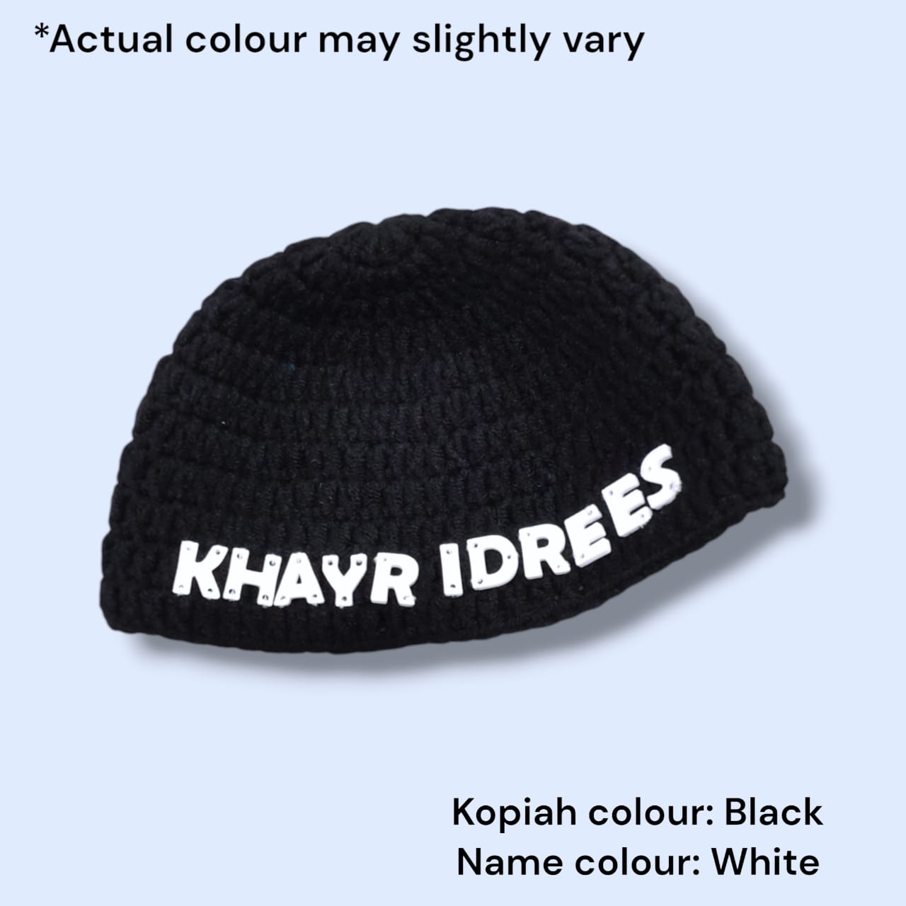 [PREORDER] Kopiah with Printed Initials/Name_2