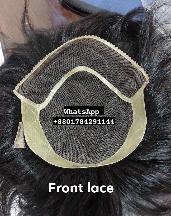Front lace hair system (Swiss net)_2
