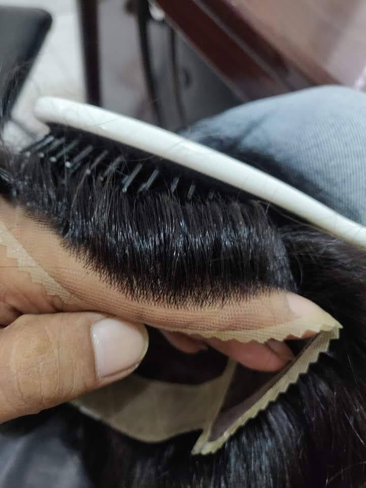 Front lace hair system (Swiss net)_0
