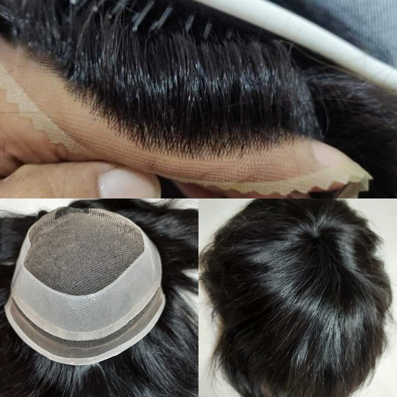Swiss front lace hair system _0