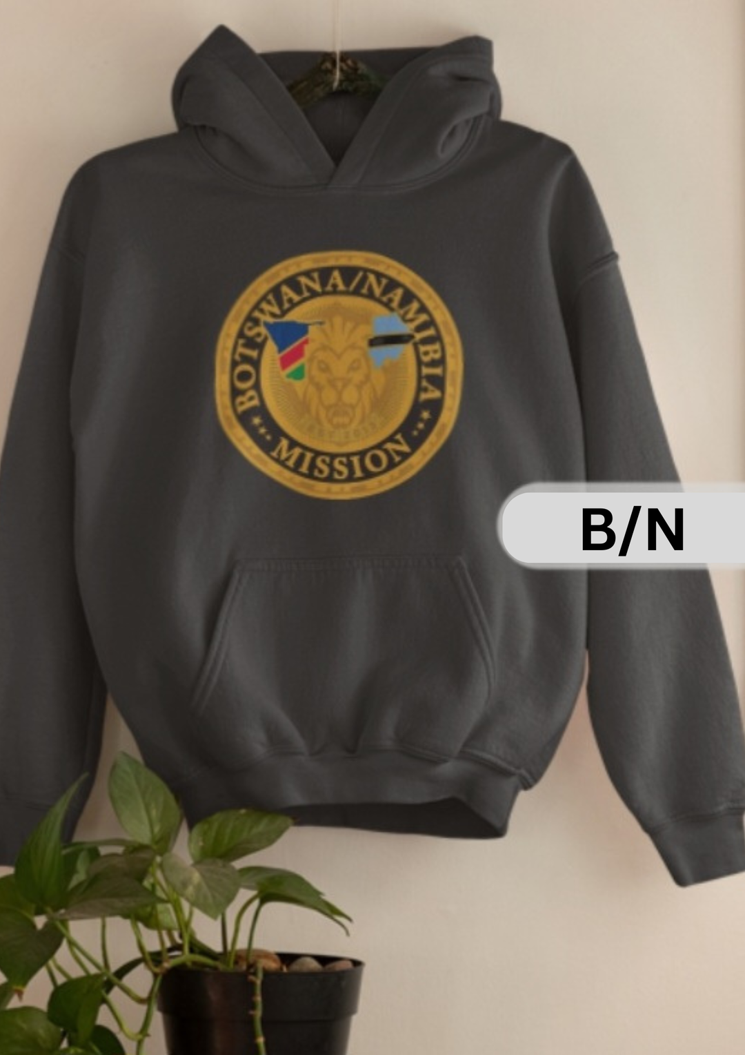 Botswana/Namibia Charcoal black Hoodie