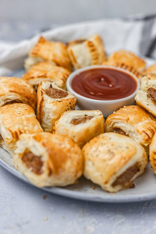 Gluten free sausage and cream cheese rolls- (minis 6pk)
