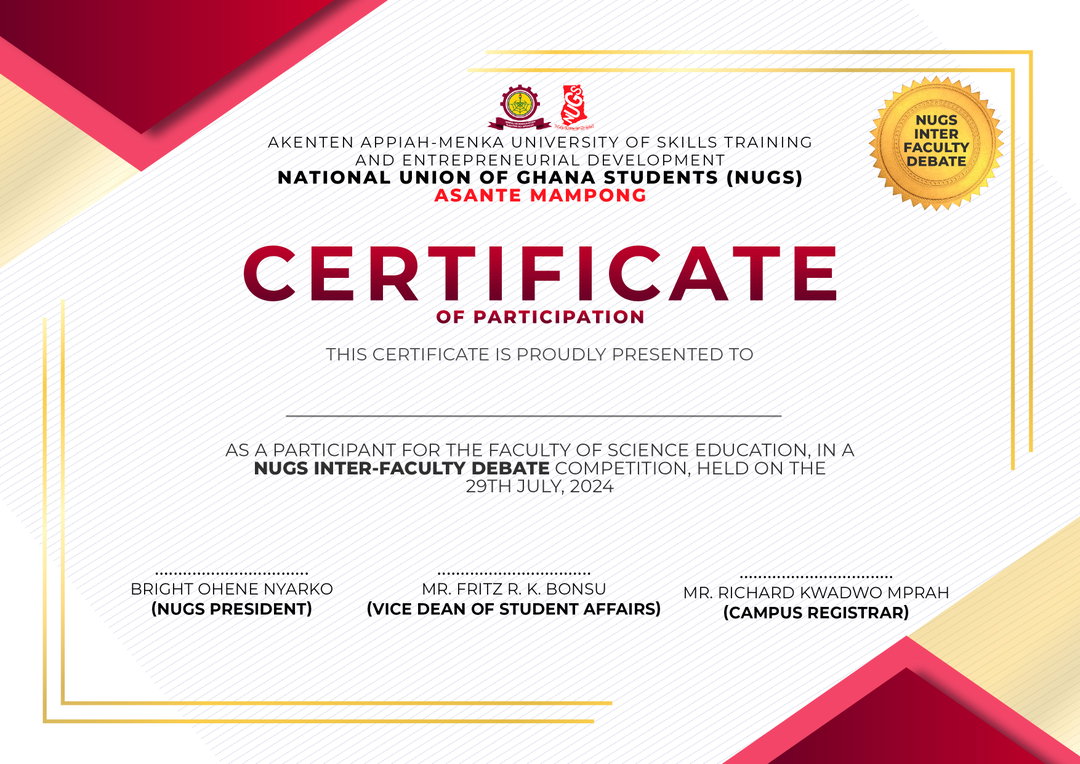Certificate and Citation design 