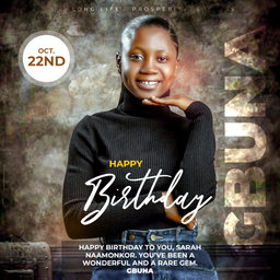 Birthday flyer