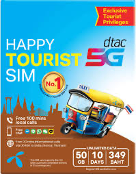 DTAC eSIM - Happy Tourist 349 (10days 50GB Max Speed)_0