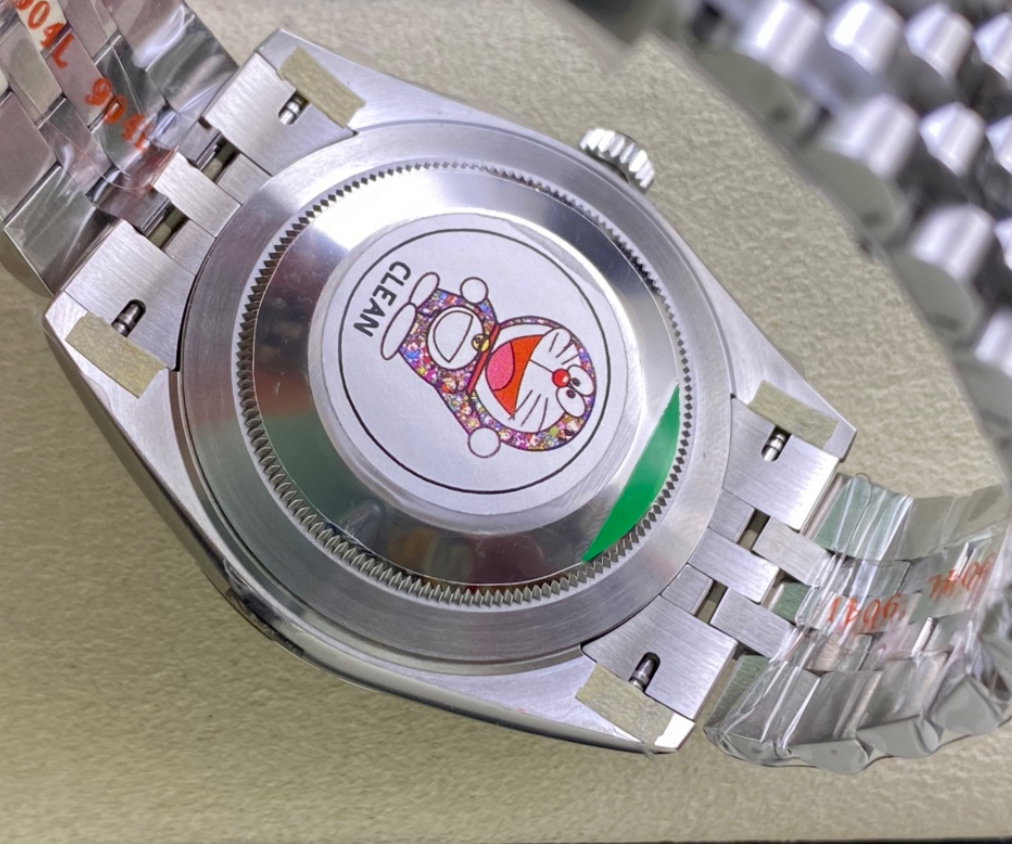 Super Clone Datejust 41 Black Baton Dial_6