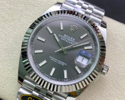 Super Clone Datejust 41 Black Baton Dial