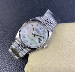 Super Clone Datejust 36 Steel Mother Of Pearl