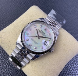 Super Clone Datejust 36 Steel Mother Of Pearl