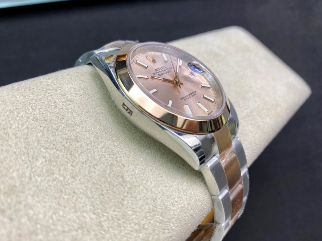 Super Clone Datejust 41 Two-Tone, Yellow Gold, Stainless Steel - Oyster / Silver dial_5