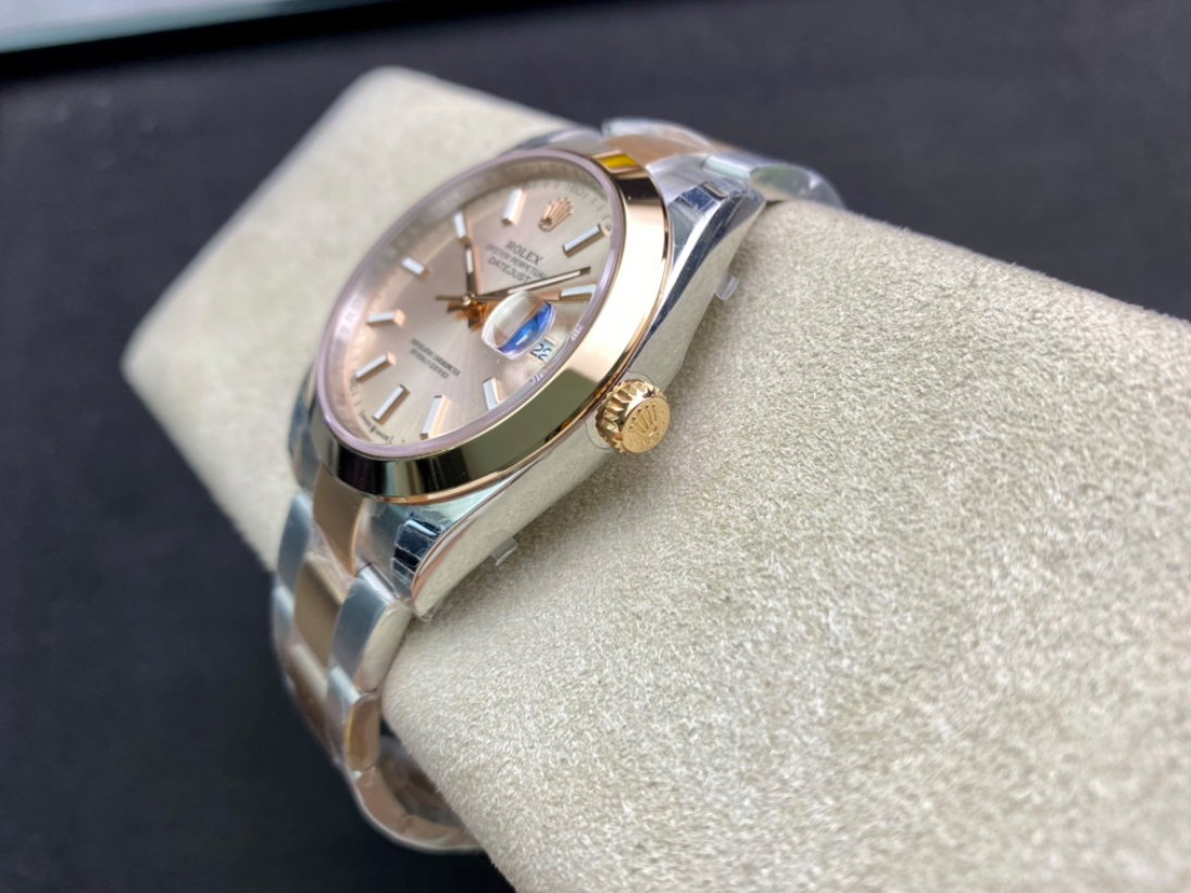Super Clone Datejust 41 Two-Tone, Yellow Gold, Stainless Steel - Oyster / Silver dial_6