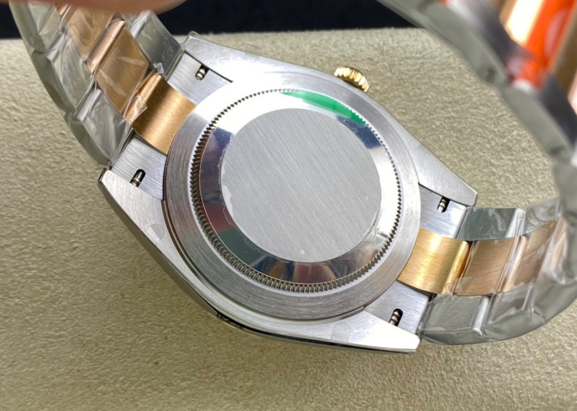 Super Clone Datejust 41 Two-Tone, Yellow Gold, Stainless Steel - Oyster / Silver dial_7