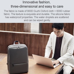 Original Xiaomi Classic Business Backpack 2 18L Large Capacity IPX4 School Double Shoulders Bag Grey