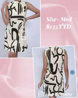Woman Plus Size Random Printed Sleevesless