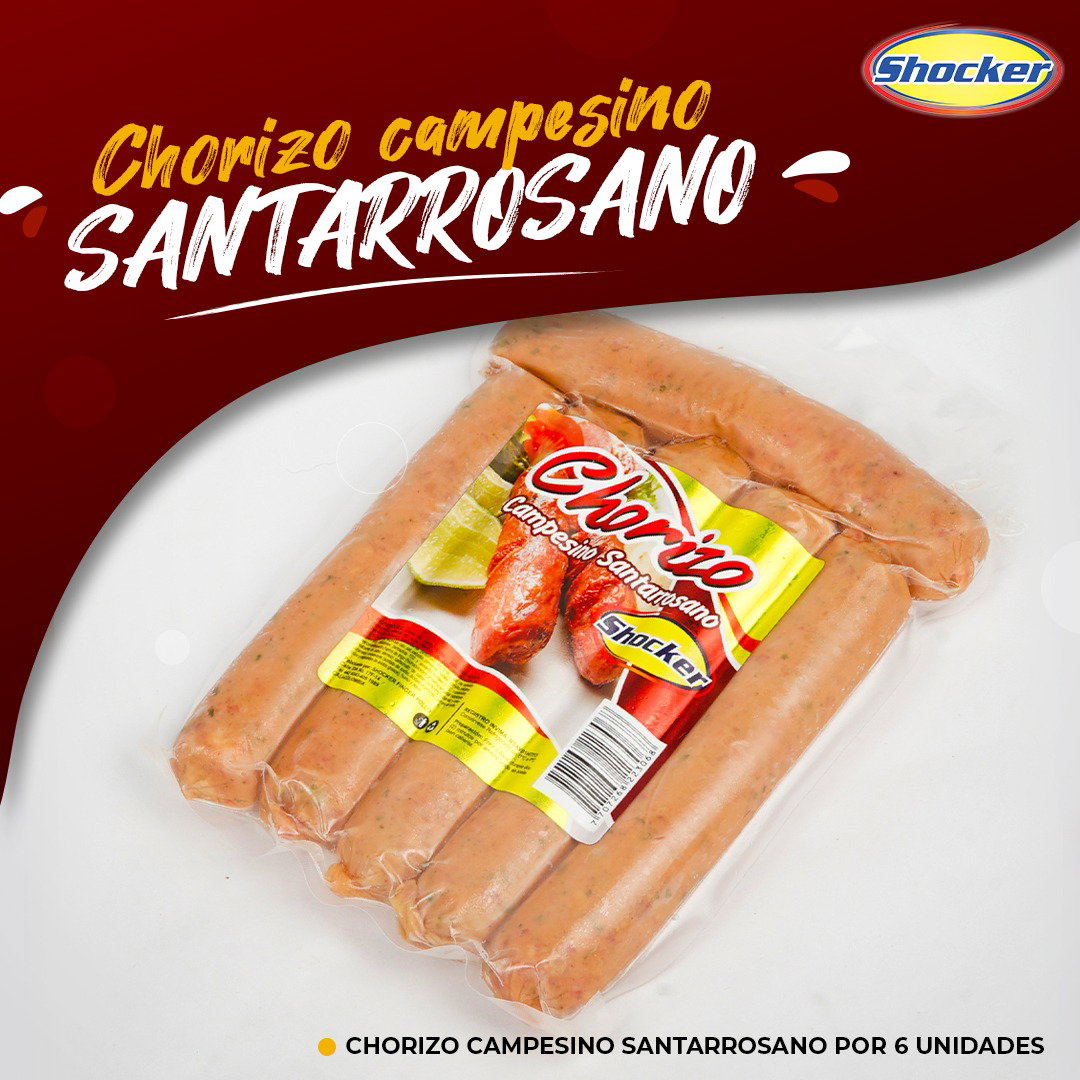 Chorizo Santarrosano x6 unidades