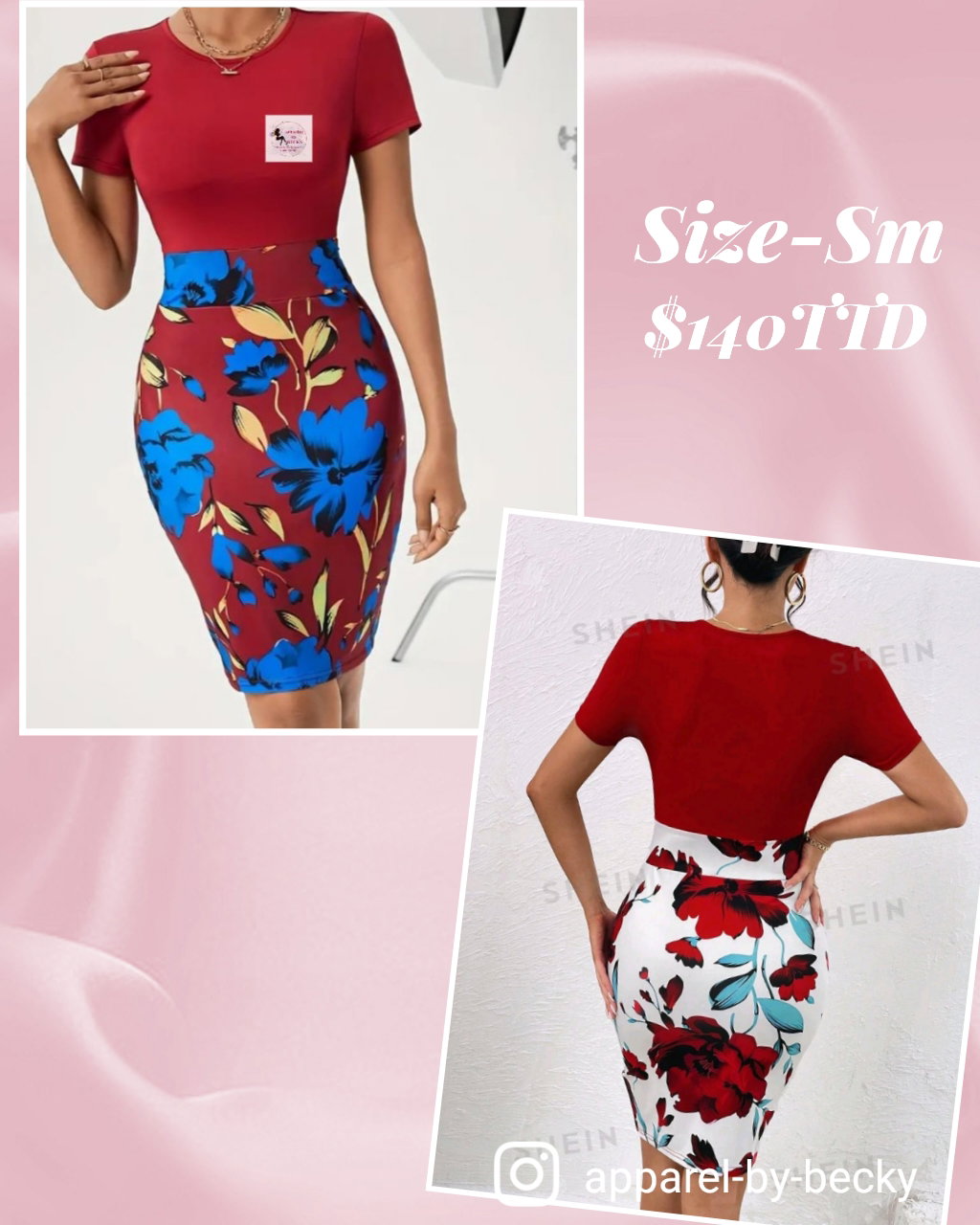 Floral Print Bodycon Dress