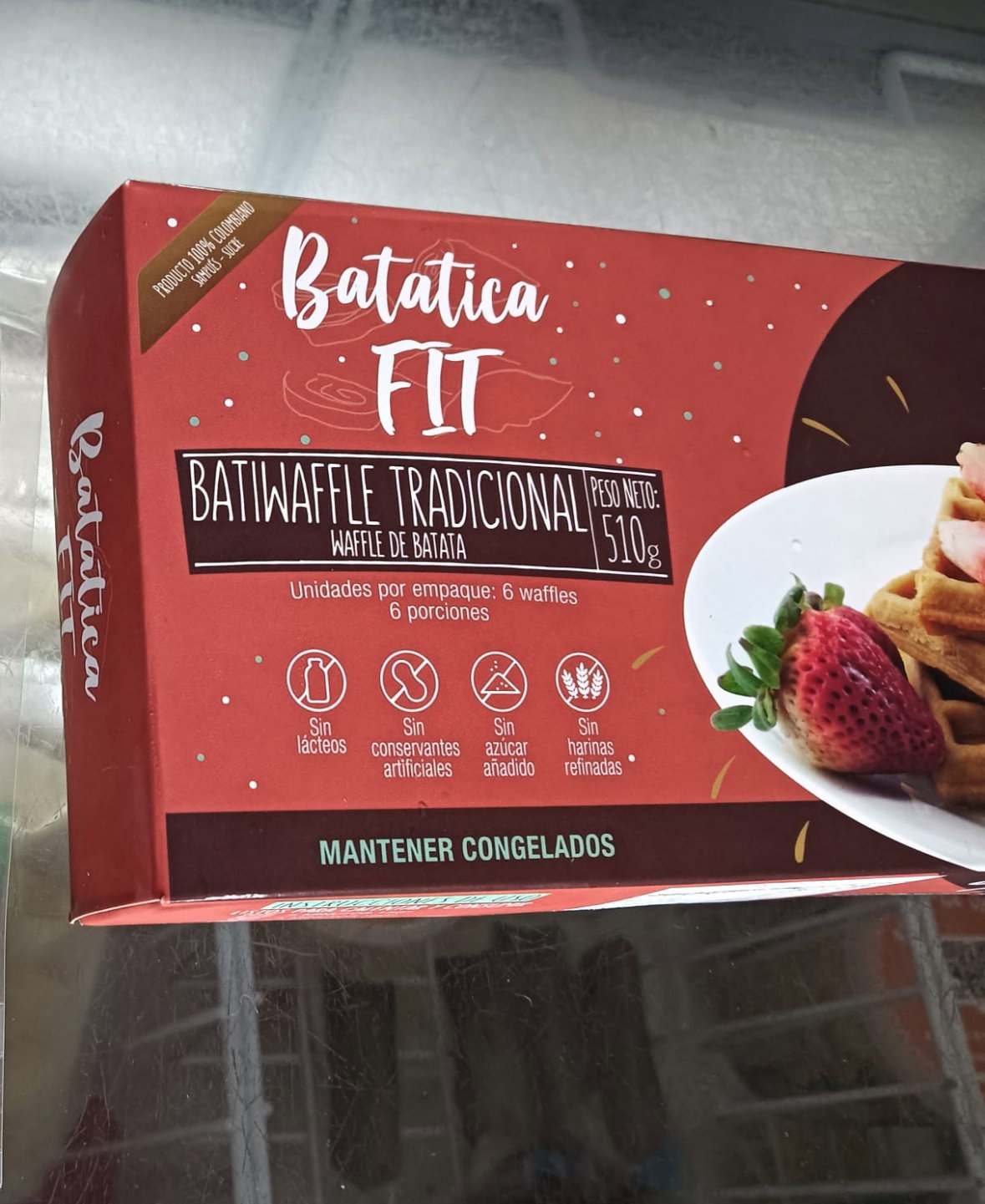 Waffles tradicionales X6 unidades