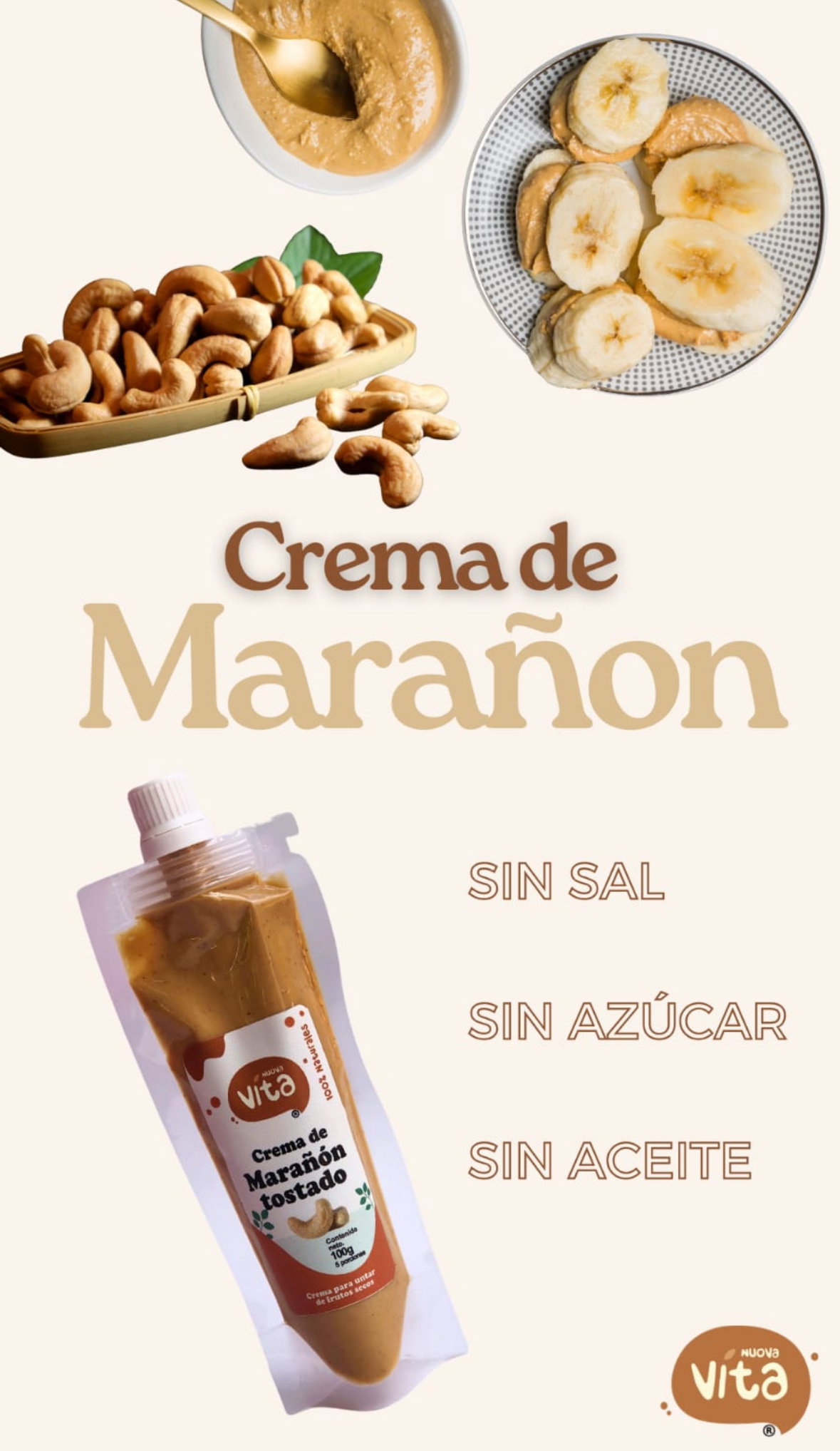 Crema de marañon 100gr