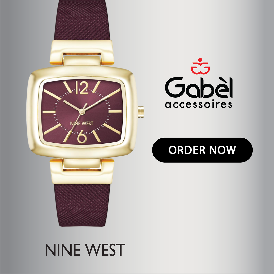 Montre Nine West Grenat