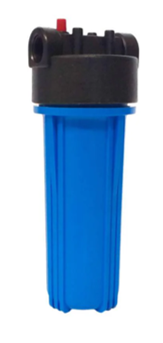  10 Inch Water Filter Housing, Blue, 3/4 Inch Port, Double O-Ring