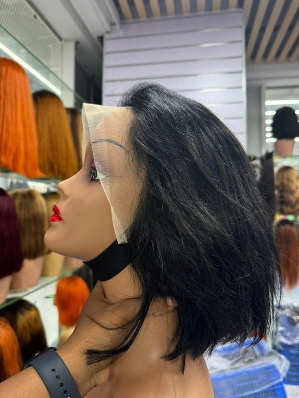 Bob human hair wig (Black)_6