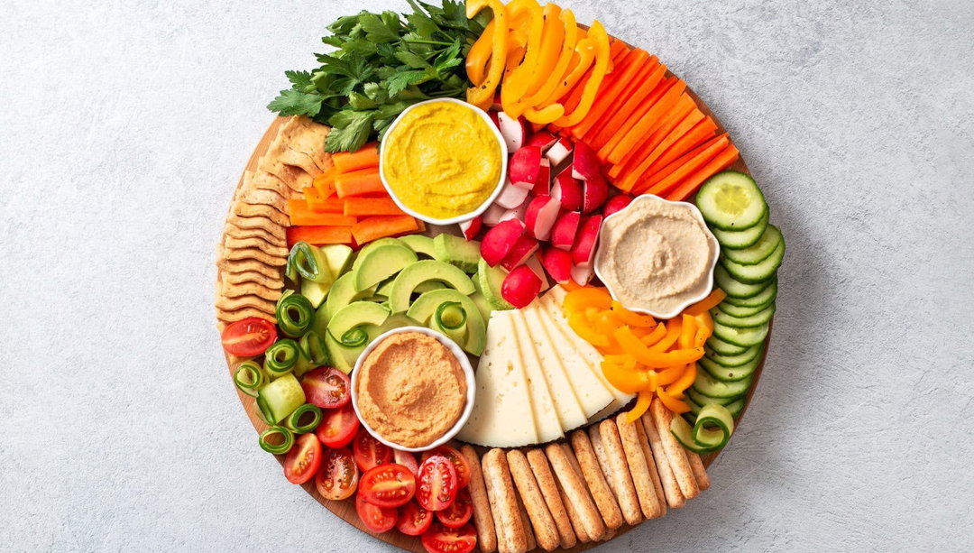 Assortiments de crudités