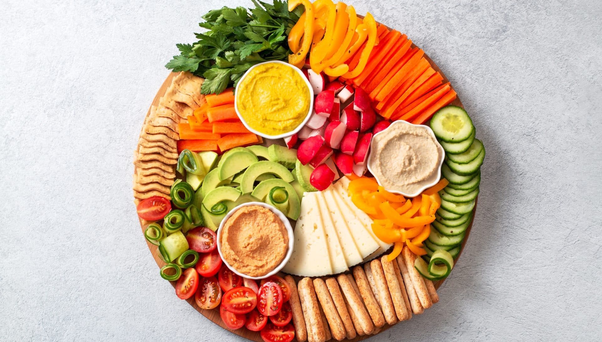 Assortiments de crudités