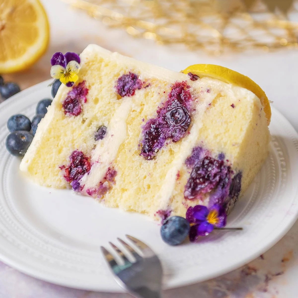 Lemon Blueberry Cake_0
