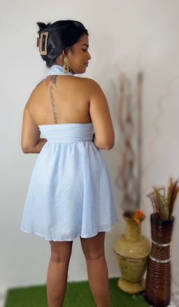 Blue Baby Doll Dress