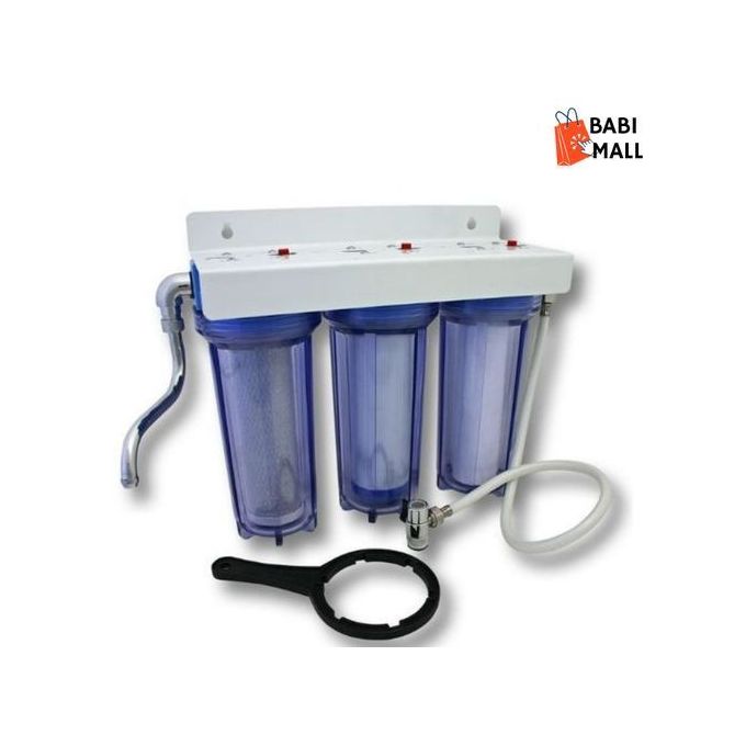 Système De Filtrage Et Purification D'eau à 3 Réservoirs - Filtre Eau Bleu_0