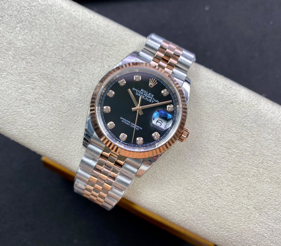 Super Clone Datejust 36 Two-Tone Everose_3