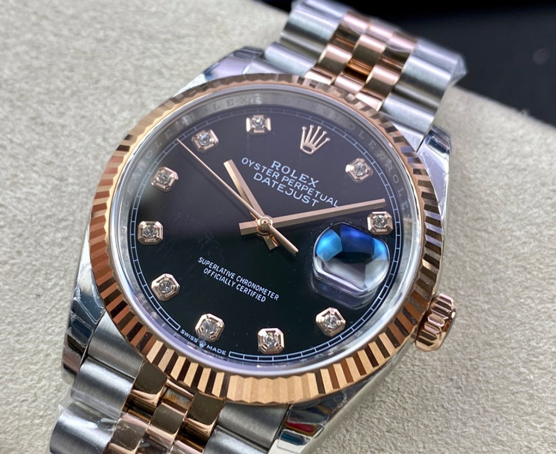 Super Clone Datejust 36 Two-Tone Everose_2