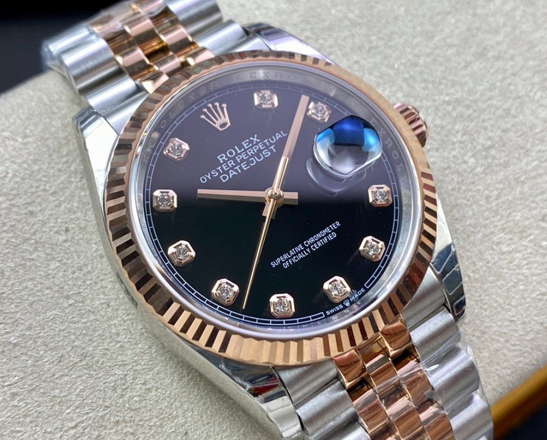 Super Clone Datejust 36 Two-Tone Everose_1