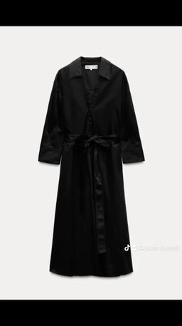 Robe noire zara