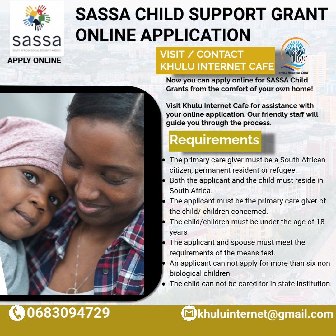 SASSA All Grants Online Applications_0