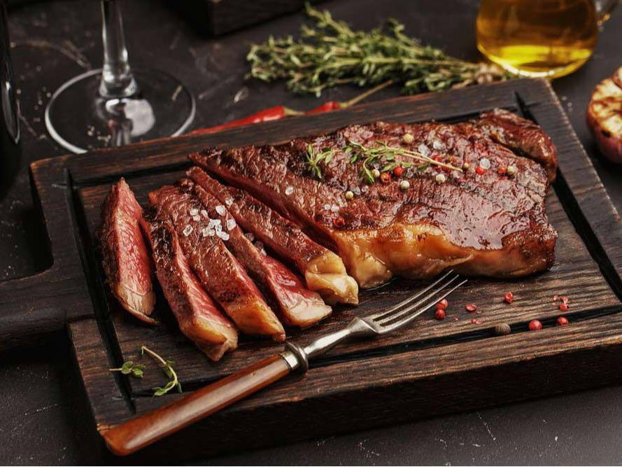 Meltique Marbled Beef Striploi 牛排 (200g)_2